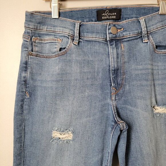 EUC EL VALOR EXPLORE HIGH RISE RAW HEM JEANS SIZE 29 - Picture 7 of 13